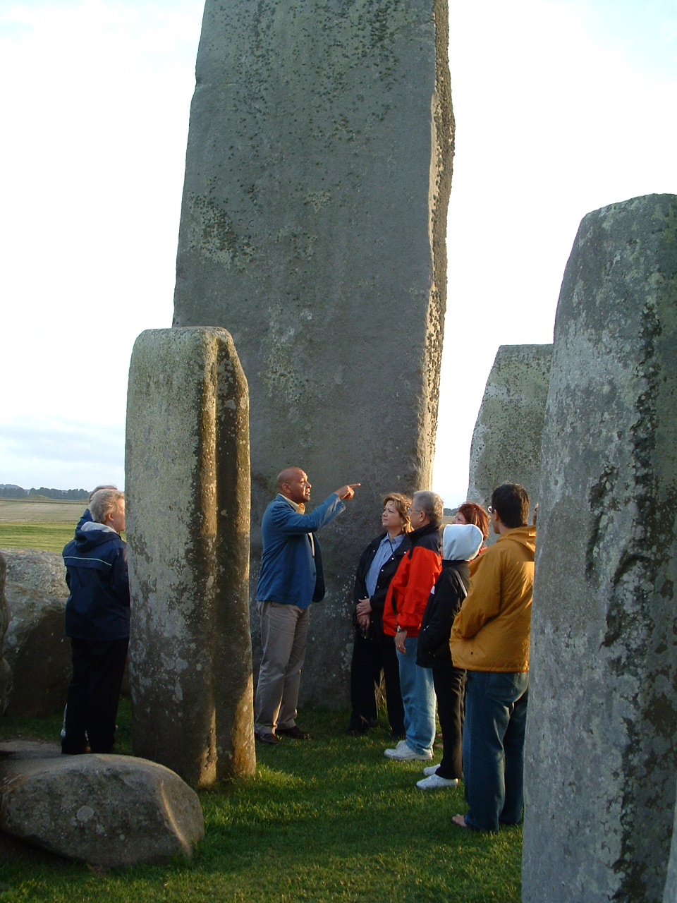 Guide at Stonehenge